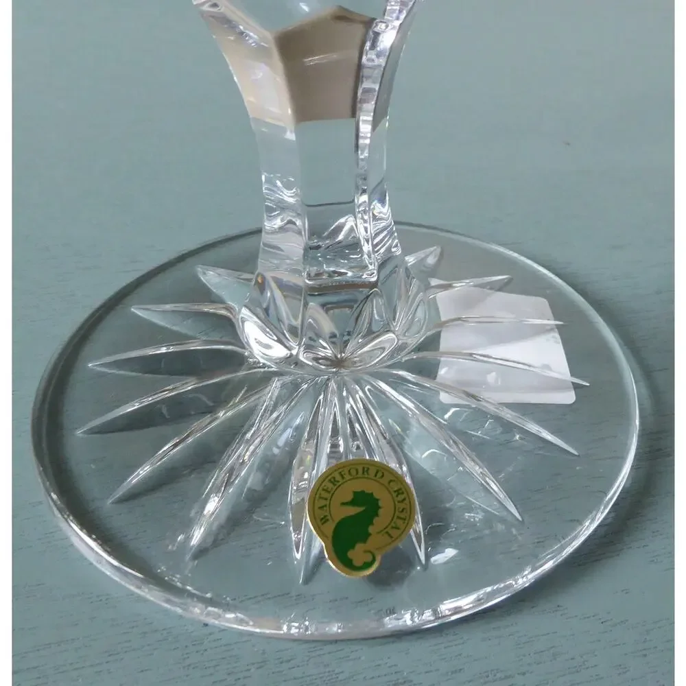 Waterford Lead Crystal Emily Compote Pedestal Bowl W/Sticker Slovenia New In Box